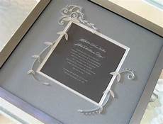 Framed Wedding Invitation by Quilled And Framed Wedding Invitation By Martin Framed Wedding Invitation
