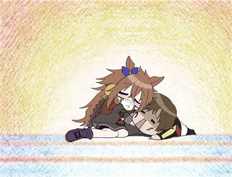 orfevre and ikezoe ken'ichi (umamusume and 2 more) drawn by rukaruka_ek ...