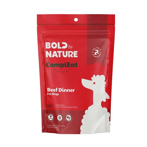 ComplEat Raw Bowls Beef Dinner for Dogs - Bold by Nature