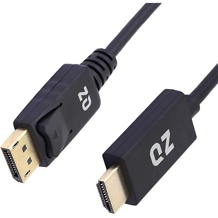 Buy Amazon Basics 6-Feet DisplayPort (not USB port) to HDMI Cable Black ...