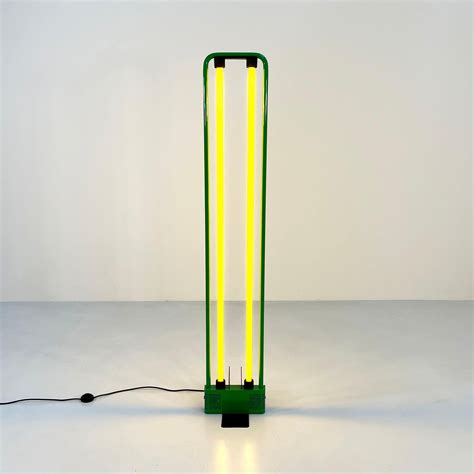 Green Neon Floorlamp by Gian N. Gigante for Zerbetto, 1980s For Sale at ...