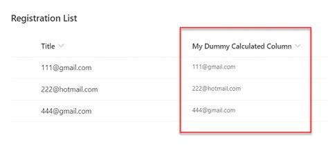 Total a Calculated Column in SharePoint 的图像结果