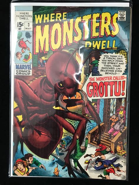 MARVEL COMICS NO.3 WHERE MONSTERS DWELL