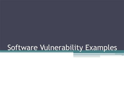 Image result for Vulnerability Examples
