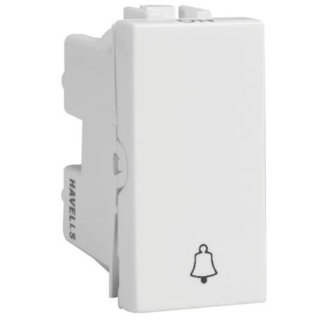 Havells Coral 10 AX Bell Push Switch | iRely.in Bangalore