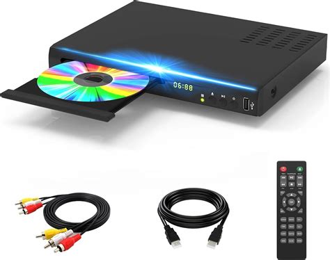 Leitor de DVD Blu Ray, sistema de disco de home theater 1080p, reproduz ...