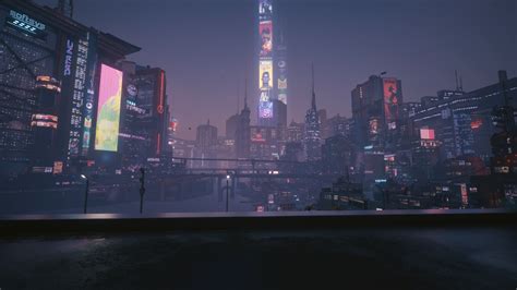 Cyberpunk 2077 Night City Wallpaper 2560x1440 by tr1ckt
