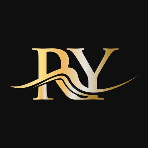 Letter RY Logo Design Monogram Business And Company Logotype 18833172 Vector Art at Vecteezy