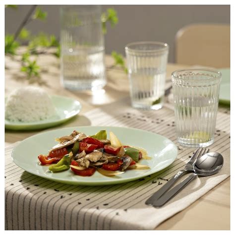 OFTAST plate, light green, 25 cm (9 ¾") - IKEA