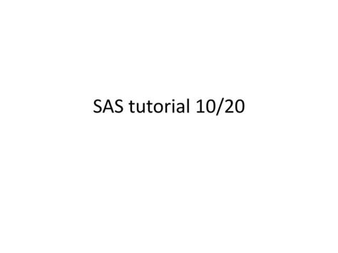 Image result for Using SAS Tutorial