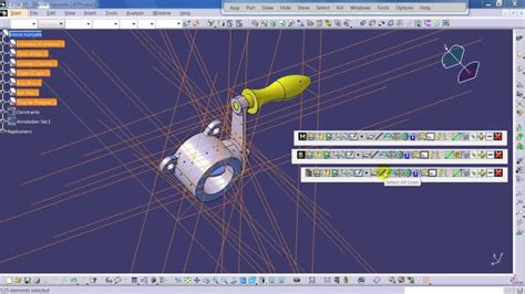 CATIA机械工程三维建模入门视频教程-06-CATIA实体建模の三维标注_哔哩哔哩 (゜-゜)つロ 干杯~-bilibili