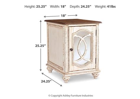 Realyn Coffee Table with 1 End Table