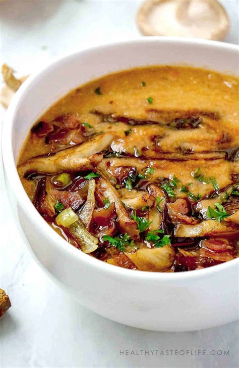 Healthy Mushroom Soup Recipe For Weight Loss - Healthy Food