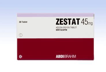 Abdi İbrahim İlaç Zestat 45 mg 30 Ağızda Eriyen Tablet - Yerli Tüket