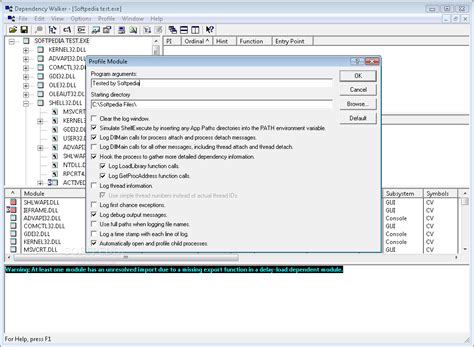Dependency Walker Python 的图像结果