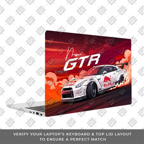 Nissan GTR Red Bull Drift Fury Samsung Galaxy Book 4 15.6 Laptop Skin