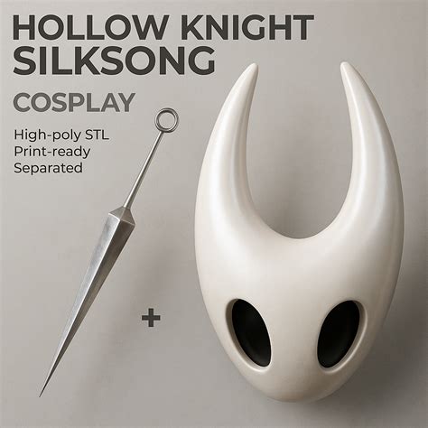 🪡 Hornet Mask/Helmet + Needle - Hollow Knight Silksong cosplay ...