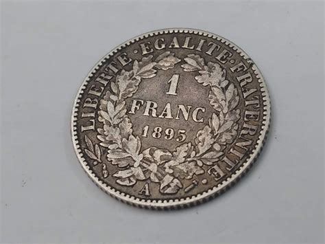 COIN OF REPUBLIQUE FRANCAISE, 1 FRANC (1895)