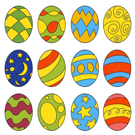 Premium Vector | The easter egg drawing image for holiday concept