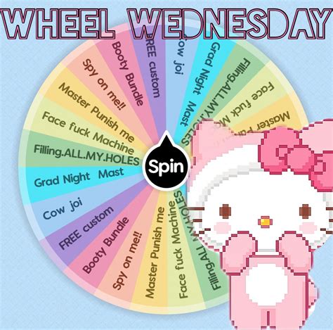 isabelle🦋 30%off ONLYFANS SALE on Twitter: "WHEEL WEDNESDAY ON MY ...