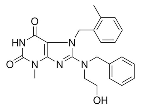 8-(BENZYL(2-HO-ETHYL)AMINO)-3-ME-7-(2-ME-BENZYL)-3,7-DIHYDRO-1H-PURINE ...