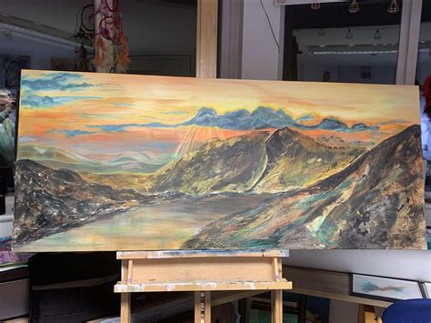 Paint the landscape - Palette knife painting workshop, Allendale Forge ...