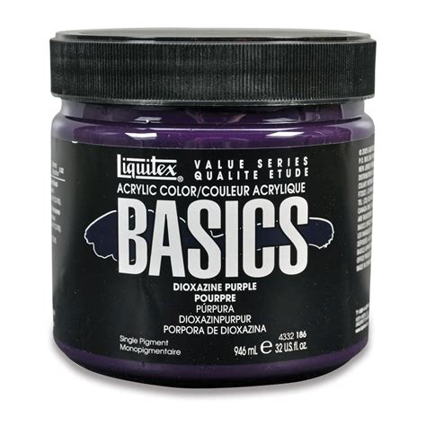 Liquitex Basics - Dioxazine Purple, 32 oz jar, Color: Purple, Count: 1 ...