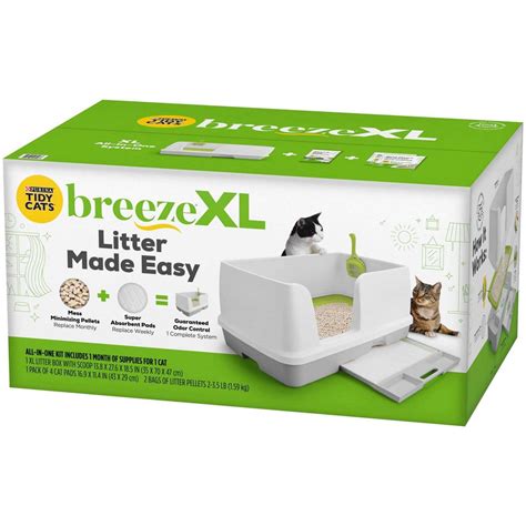 Purina Tidy Cats Breeze XL Cat Litter Box System - Pet Supplies online ...