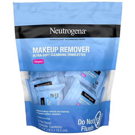 Neutrogena Cleansing Makeup Remover Wipes, Individually Wrapped | Walgreens
