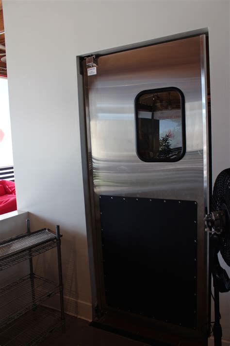 Stainless Steel Restaurant Traffic Doors. Kitchen Swinging Doors for ...