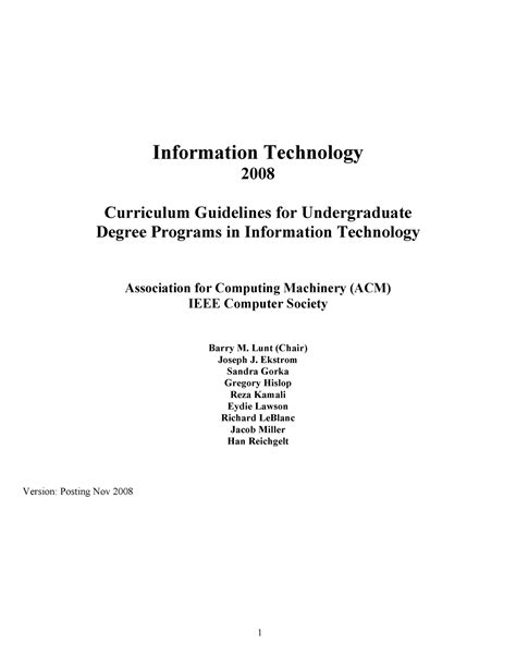 Information Technology Program 的图像结果