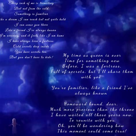 Show Yourself Frozen II Beginning Lyrics Edit