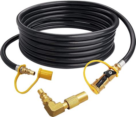 Buy MENSI 12FT MaleFemale Quick-Connect RV Propane Extension Hose ...