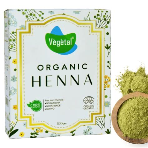 Buy Vegetal Certified Organic and Herbal Henna Powder, for Natural Hair ...