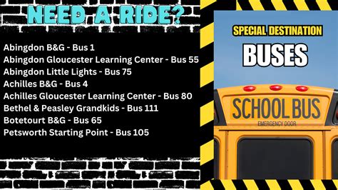 Transportation | Gloucester County Public Schools