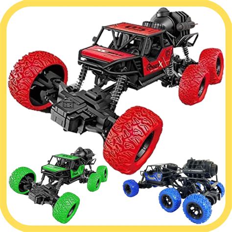 KIDSWAY Plastic Remote Conrol Trucs For Kids 4+ Years Off-Road Car Truc ...