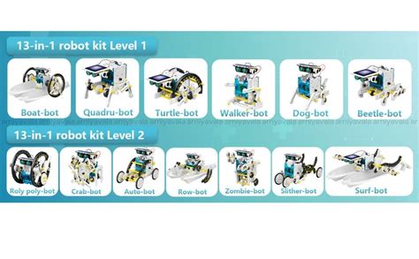 Buy ARNIYAVALA 13-in-1 STEM Solar Robot Kit Toys Gifts for Kids 8 9 10 ...
