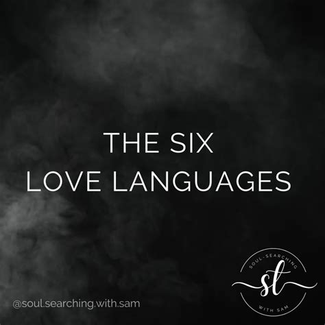 The Six Love Languages – Sam Taylor