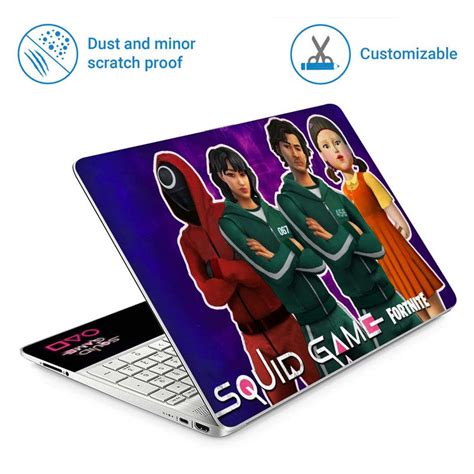 Full Panel Laptop Skin - Squid Game Characters – SkinsLegend