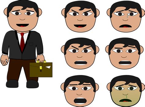 Download Business Man, Cartoon, Business. Royalty-Free Vector Graphic ...
