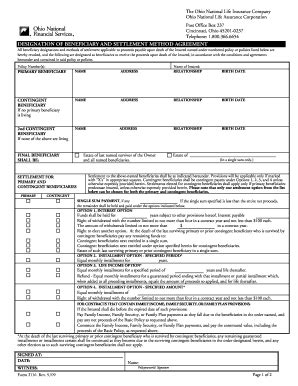 Ohio National Annuity Forms - Fill and Sign Printable Template Online