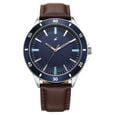 Buy Online Fastrack Stunners X Quartz Analog Blue Dial Leather Strap ...