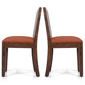 Urban Ladder Oribi Solid Wood Dining Chairs, Set of 2 (Teak Finish ...