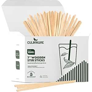Buy Birch Wood Coffee/Beverage Stirrers 7" (1000 Pack) Eco-Friendly ...