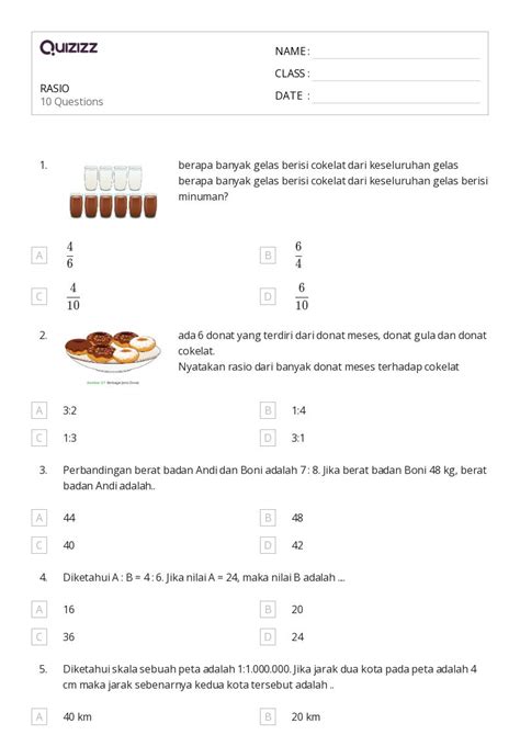 Contoh Soal Rasio Kelas 7: Panduan Lengkap dengan Pembahasan