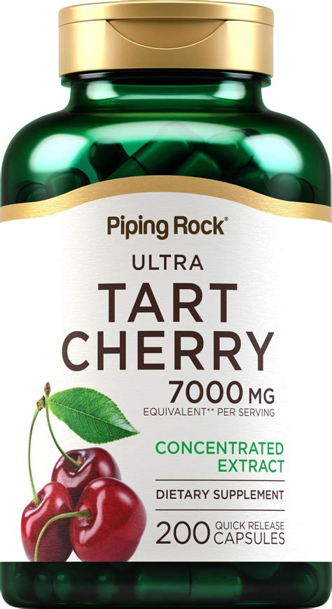 Amazon.com: Carlyle Tart Cherry Capsules | 10,500mg | 200 Pills | Max ...