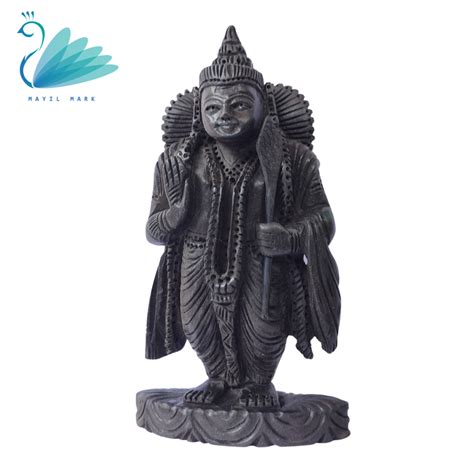 Black Ebony Karungali Murugan Statue from Mayura Spiritual Store