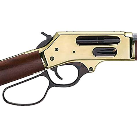 Henry Brass Lever Action Side Gate Polished Hardened Brass Lever Action ...