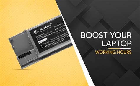 Lapcare 4000mAh Laptop Battery Replacement for Dell Latitude D620 D630 ...