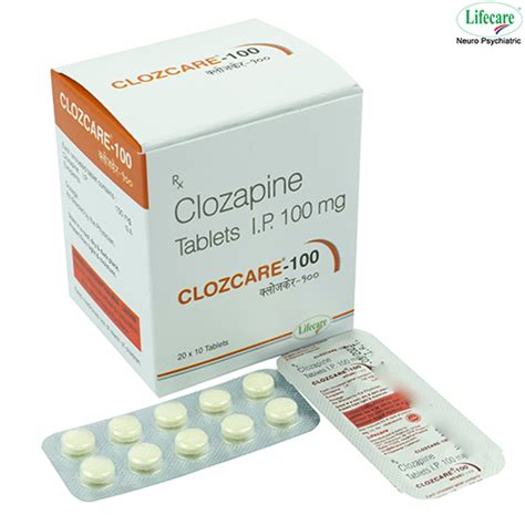 Clozapine B.P. Tablet PCD Franchise & Manufacturer | Clozcare-100